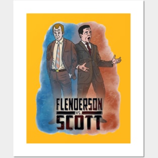 Flenderson Vs Scott Posters and Art